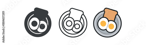 daily comfort breakfast plate with eggs and toast