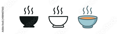 seasonal comfort winter steaming soup bowl