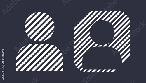 People icon. User symbol design vector 