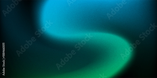 Dark green blue grainy gradient background, black backdrop, noise texture