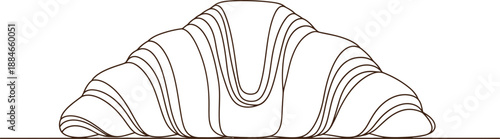 Vibrant holi celebration colors and croissant pastry