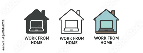 work from home water bottle and small plant on tidy desk