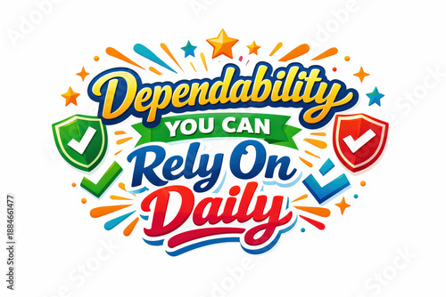 Colorful Holiday Banner. Clean modern holiday banner illustration, colorful brand-focused banner reinforcing consistency and daily