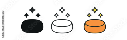 self care meditation cushion with sparkle above