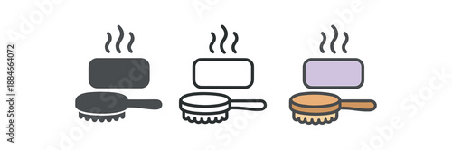 self care scented soap bar and wooden brush