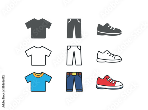 neurodivergent friendly routine morning choice board pick shirt pants shoes simple pictures