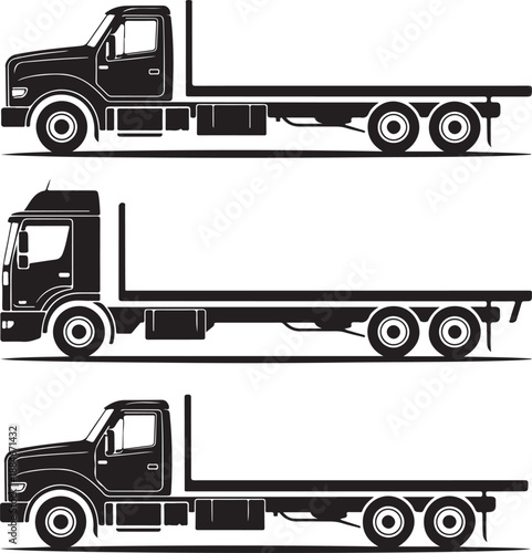 blacktrucksilhouetteillustrations