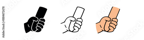 baby reflex grasp icon on light background. newborn holding parent finger. natural reflex symbol. hands clearly readable