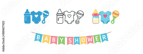 baby shower holidays baby shower banner letters simple