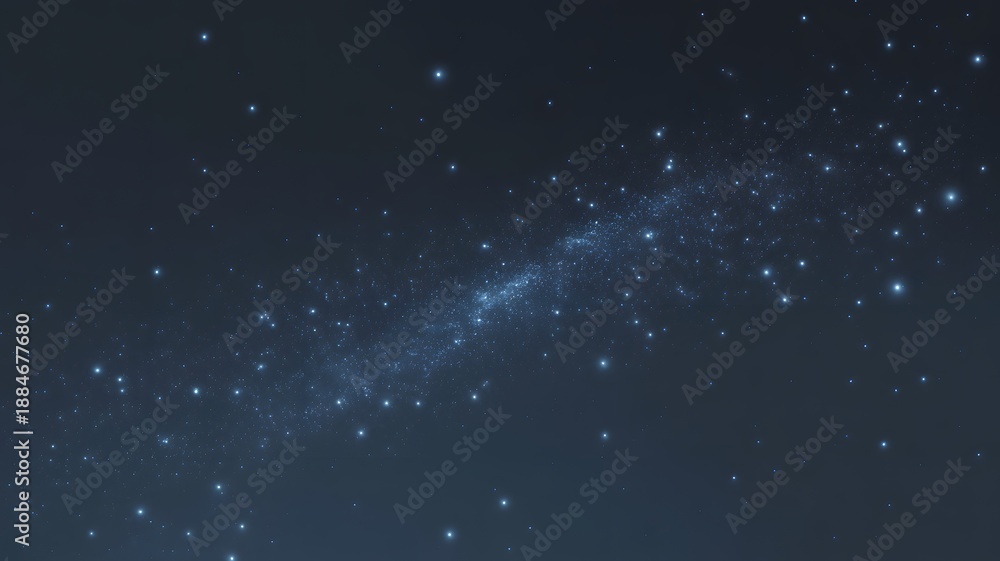 custom made wallpaper toronto digitalDense field of stars and faint cosmic dust clouds in deep blue, resembling the Milky Way or a distant galaxy. Astronomical and inspiring space backdrop.