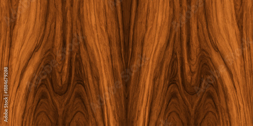 A natural dark brown wood texture background features a rustic oak grain pattern on an old hardwood timber plank surface for a textured design backdrop