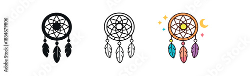 sleep hygiene dreamcatcher minimal design positive dream vibe