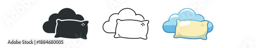 sleep hygiene small cloud pillow simple rest and relaxation