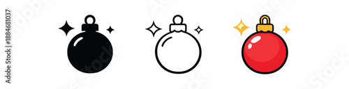 holidays christmas ornament bauble sparkle winter decor