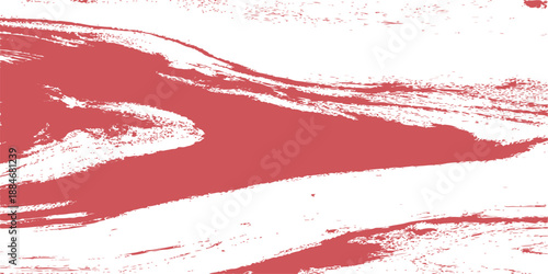 Red lip gloss and watercolor lips print design featuring a grunge paint splash texture with red ink splat and blood splatter art illustration on a decorative Christmas card backdrop