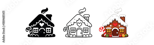 winter holidays cookie house gingerbread style cozy winter