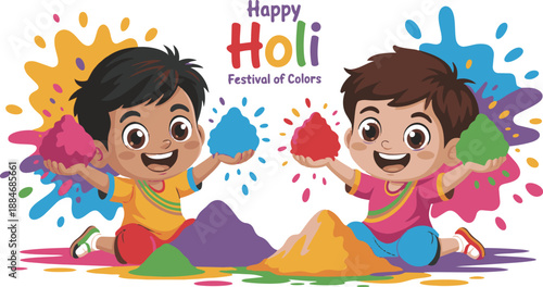 Happy Holi background	