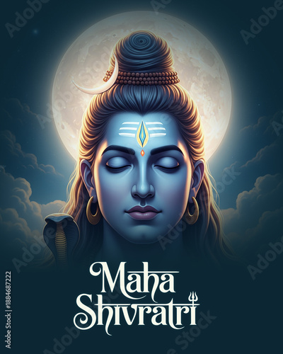 Divine Meditation Lord Shiva on Maha Shivratri