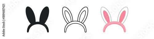 spring easter holidays bunny ears headband playful costume