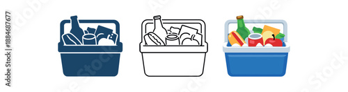 summer independence holidays cooler box picnic food drinks