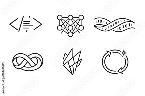 Tech Formation Icons.