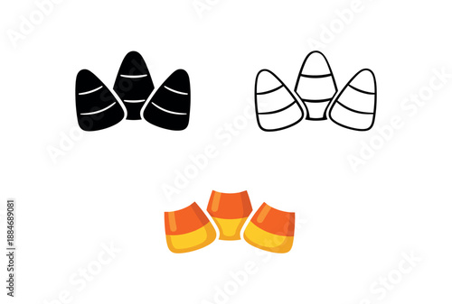 autumn halloween holidays candy corn trio halloween sweet