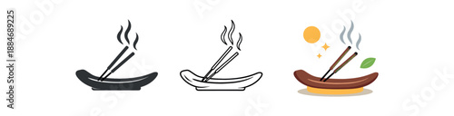 cultural spiritual holidays incense sticks holder calm ritual