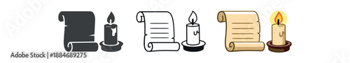 cultural spiritual holidays scroll and candle simple ritual