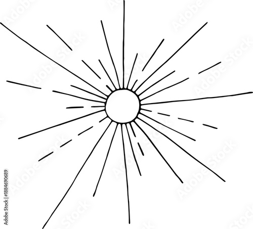 Magic tarot mystic stars illustration