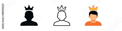 digital identity small crown over avatar premium identity membership tier