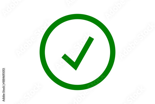 Free Download Green Outline Check Mark Symbol for Success Status isolated on transparent background success verified approval done ok - GFXLoad