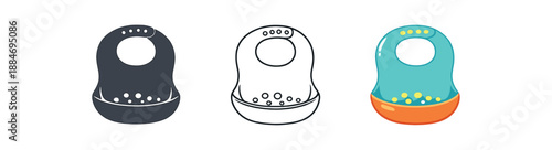 baby led weaning silicone bib with pocket crumbs inside easy clean feeding