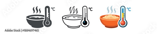safe feeding thermometer beside bowl reading moderate temp balanced warmth
