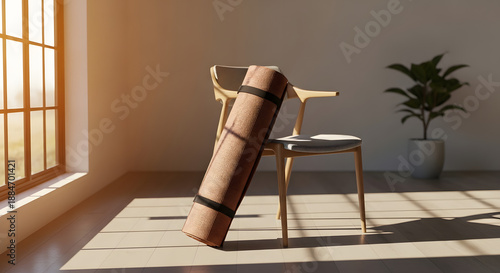 Sunlit Serenity: Yoga and Home Comfort