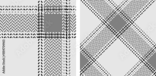 Straight and oblique cage pattern modern fashion herringbone texture.