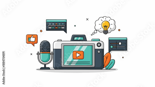 Video content creation and streaming setup