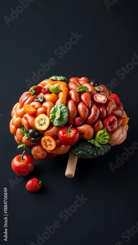 A Vivid Representation A Human Brain Nutrition'S Role