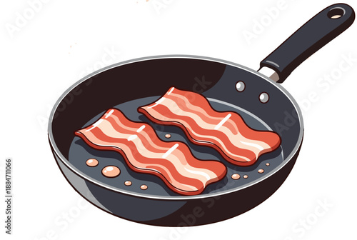 Breakfast Bacon Cooking