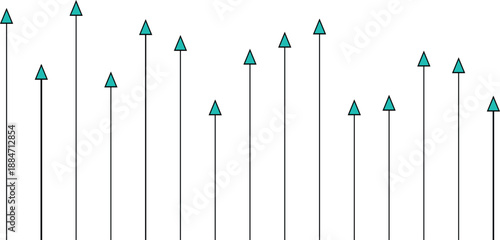 Upward Arrow Growth Stock Market Financial Illustration, investment success, rising profits, financial performance, business progress, economic improvement, and positive trading trends.