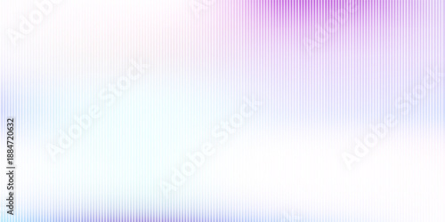 Soft glass ripple gradient in icy pale blue and lavender hues. Delicate reeded texture with frosted distortion effect and minimal vertical blur. Glass texture, vector illustration