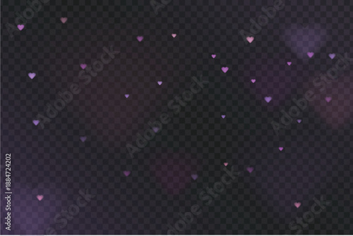 Background Overlay Soft pink hearts with romantic glow on transparent background. Used in Valentine's Day themed visuals, dreamy overlays and emotional design elements.