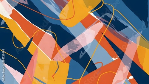 abstract background with colorful stripes