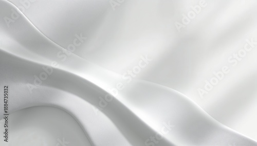 A close-up view of smooth white sand with gentle waves and subtle shadows