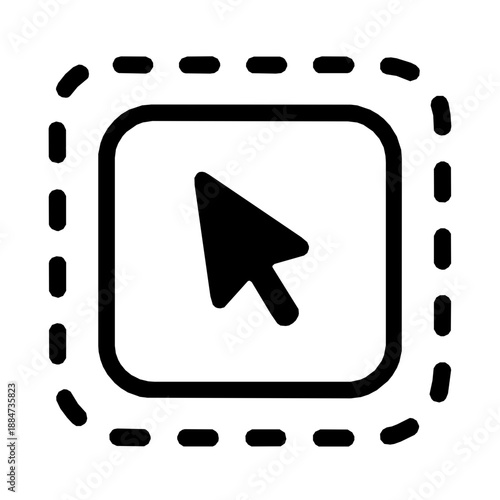 High Contrast Focus Ring Visual Impairment Style B Icon