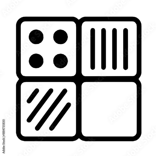 Spatial Haptic Texture Pattern Library Accessibility Style B Icon