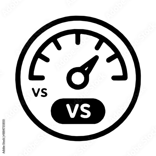 Luminance Contrast Threshold Meter Accessibility Style B Icon