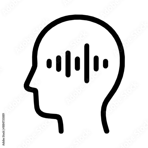 Synthetic Voice Identity Visual Impairment Style B Icon