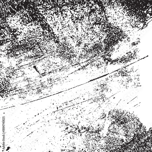 Black Ink Grunge Texture Background Vector Design Template