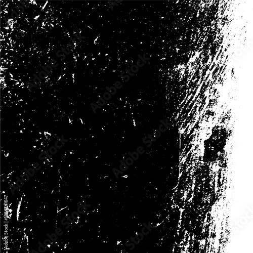 Black Ink Grunge Texture Background Vector Design Template