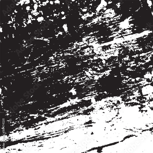 Black Ink Grunge Texture Background Vector Design Template